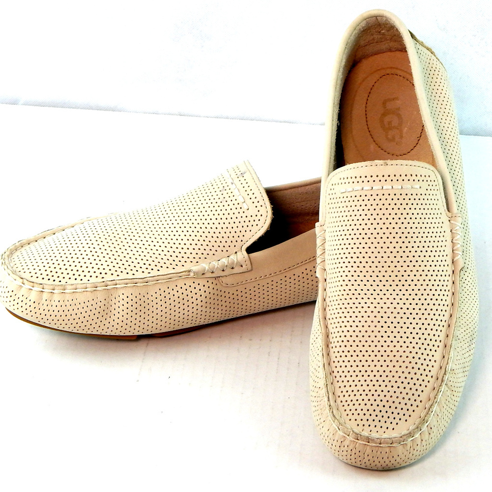 UGG Henrick Stripe Perf Boat Shoe 12 Loafer Shoe